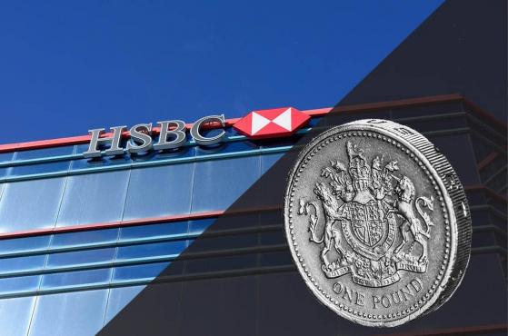 {{0|Pound Sterling}} A Sell: HSBC