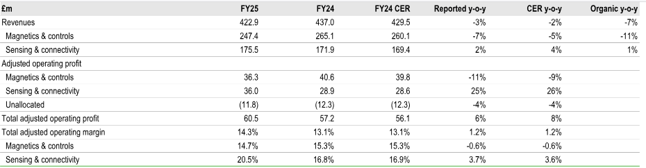 Divisional Revenue and Adjusted Operating Profit